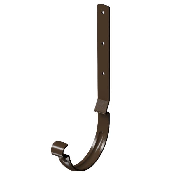 Карнизный крюк длинный D125 Döcke STAL PREMIUM Каштан, (RAL 8017) купить в Чите