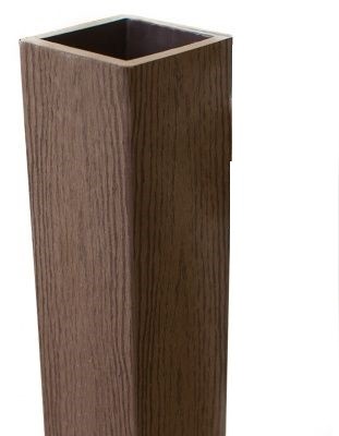 Столб опорный Woodvex Co-Extrusion Темно - Коричневый купить в Чите