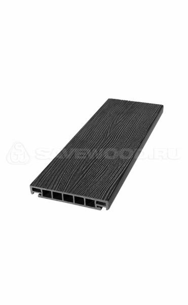 Террасная доска из ДПК SW Salix (S) (R) черный купить в Чите